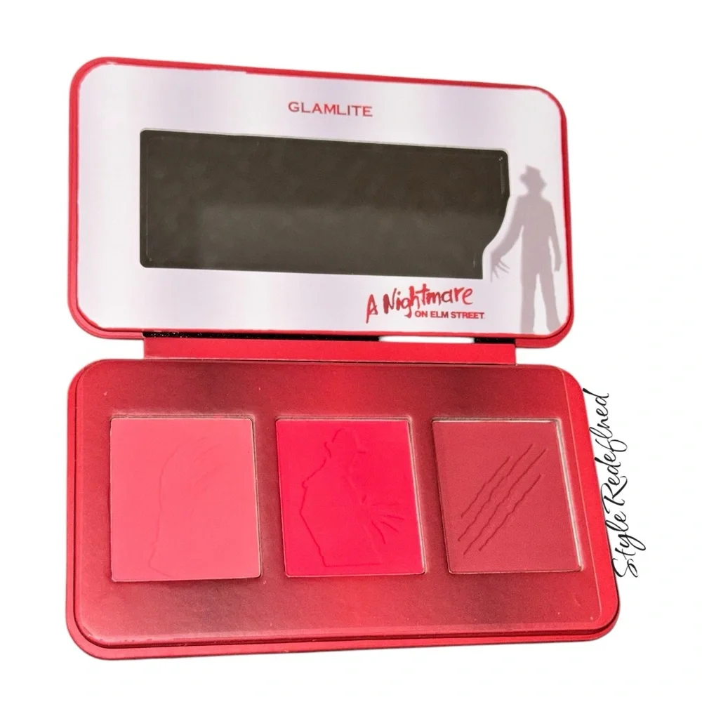 Nightmare on Elm Street x Glamite Chest of Souls Blush Trio